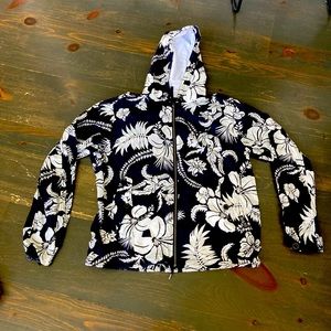 Polo all over print windbreaker